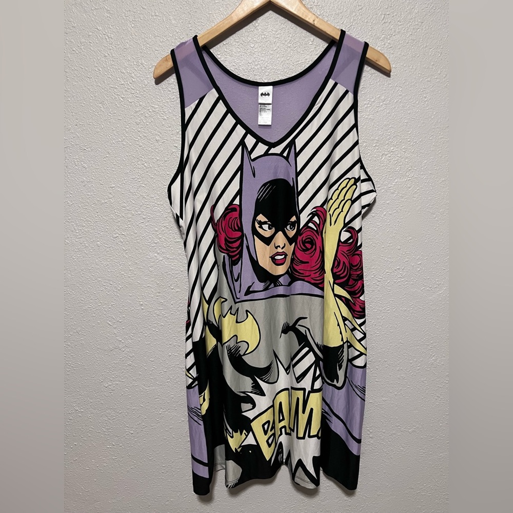 Batgirl Women’s Plus Size 2XL Sleepwear DC Comic Graphic Print BAM!